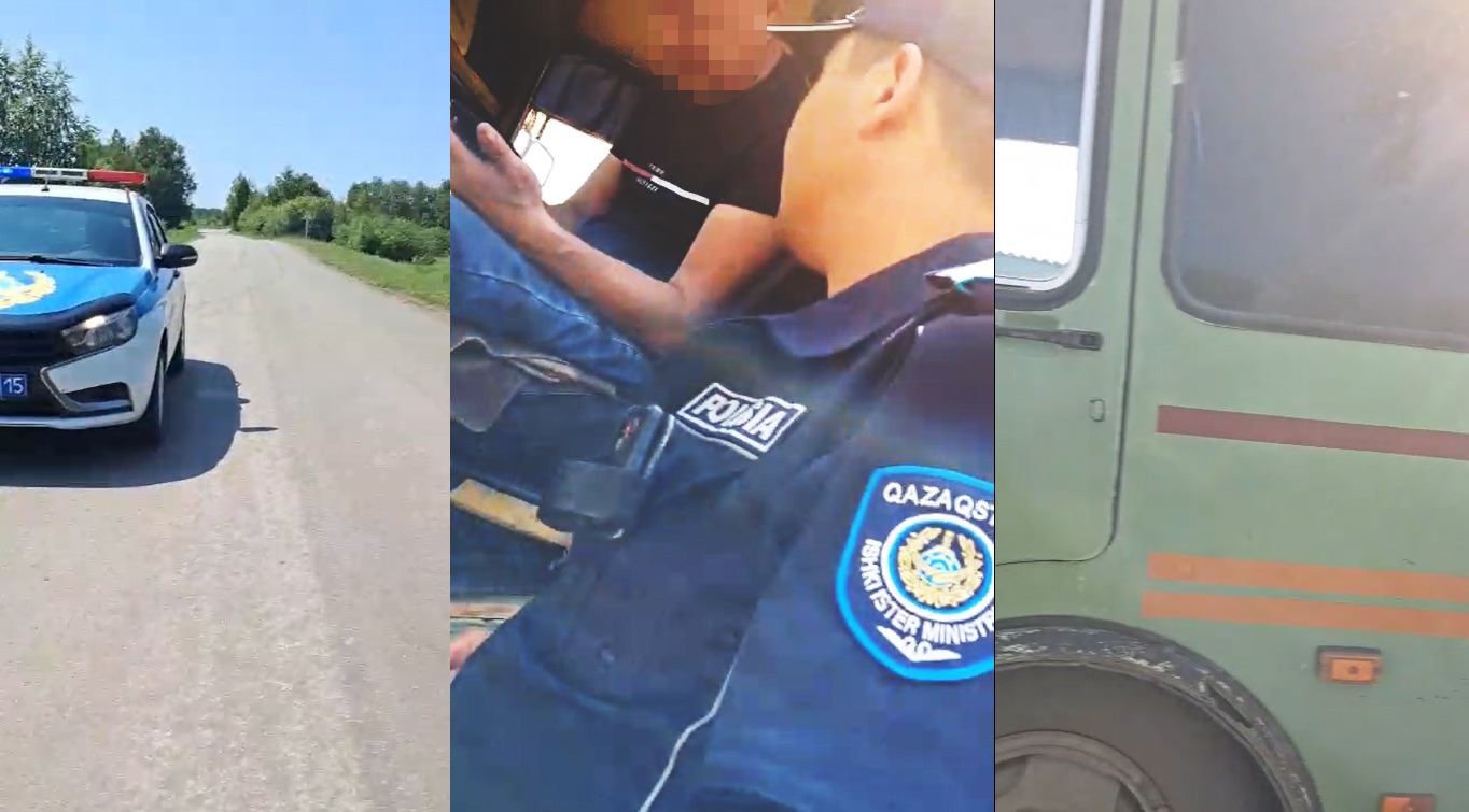 Мас күйдегі автобус жүргізушісін СҚО полицейлері дер кезінде тоқтатты