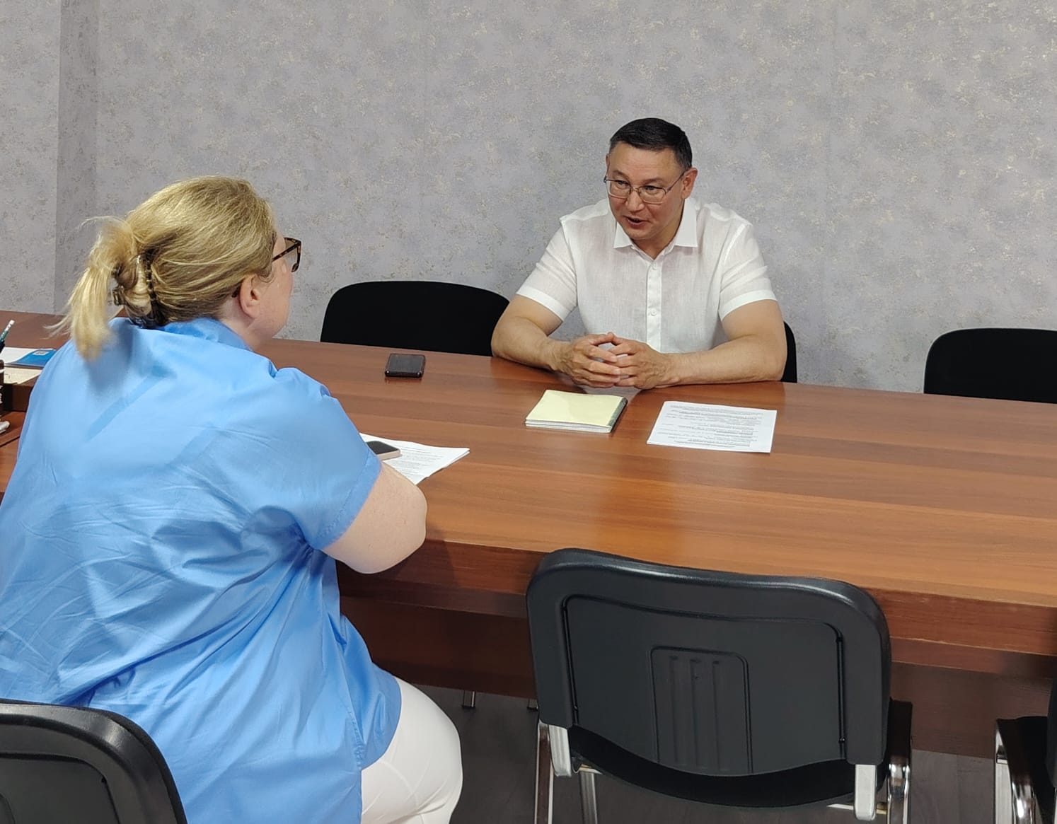 "Ақмола облысының білім беру жүйесін дамыту" тақырыбына сұхбат