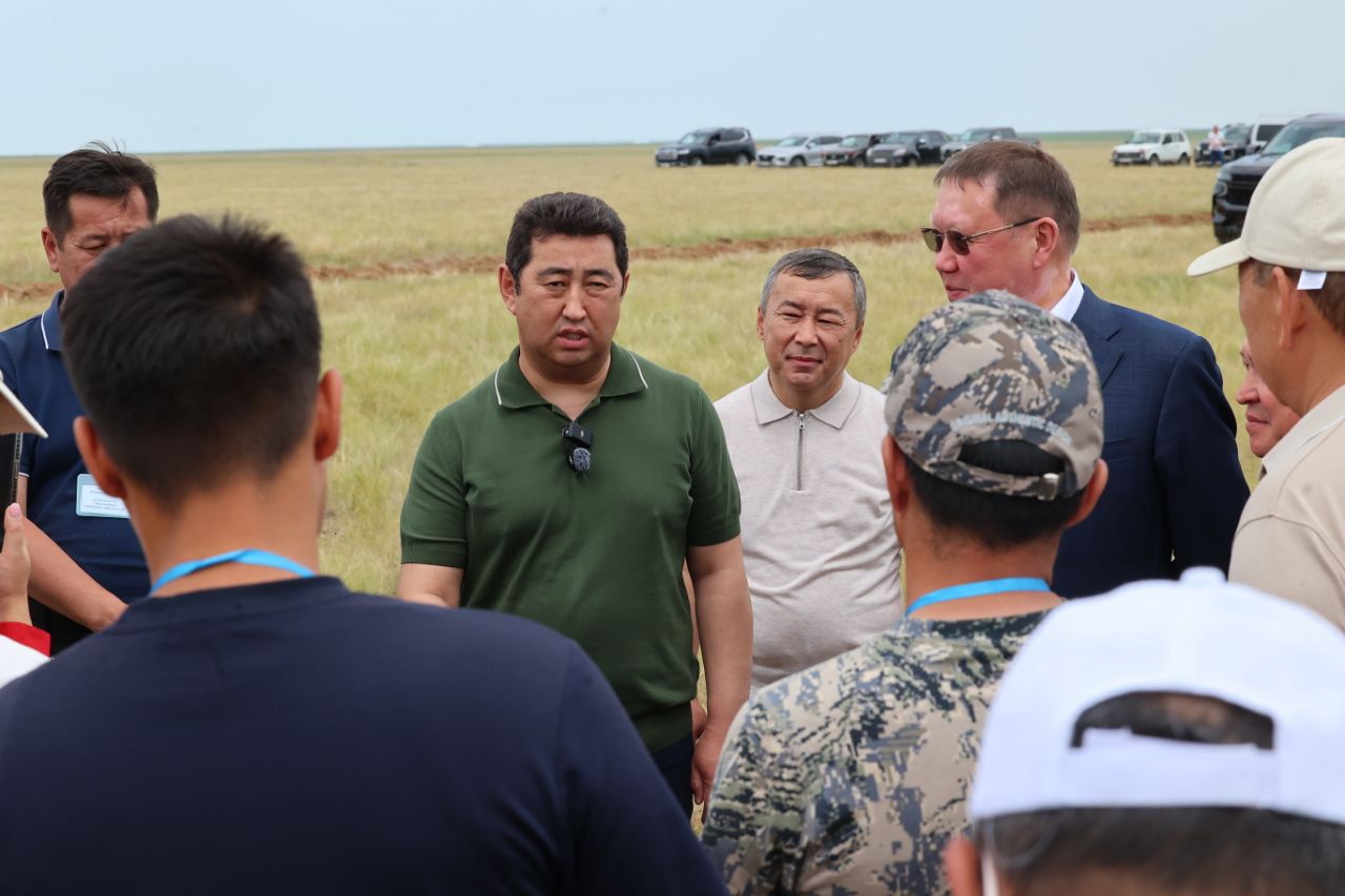 Айдарбек Сапаров: Борьба с саранчой в Костанайской области ведётся чётко и по графику
