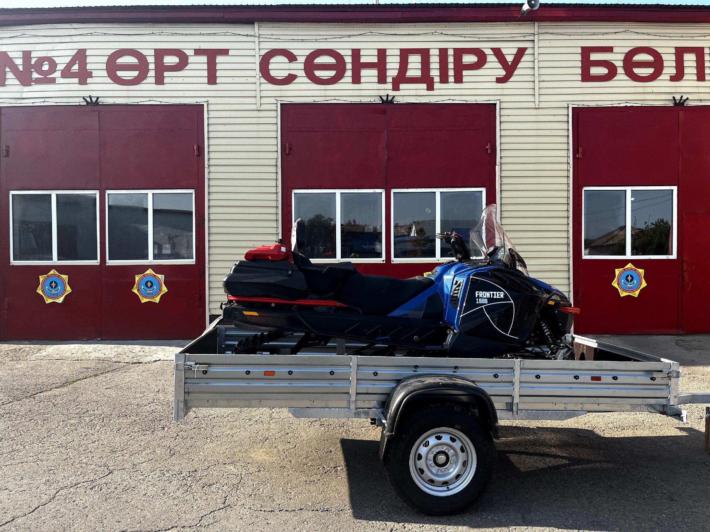 Атбасар ауданы су тасқынына дайындықты күшейтуде - Frontier 1000 атты қарда жүретін автокөлігі сатып алынды