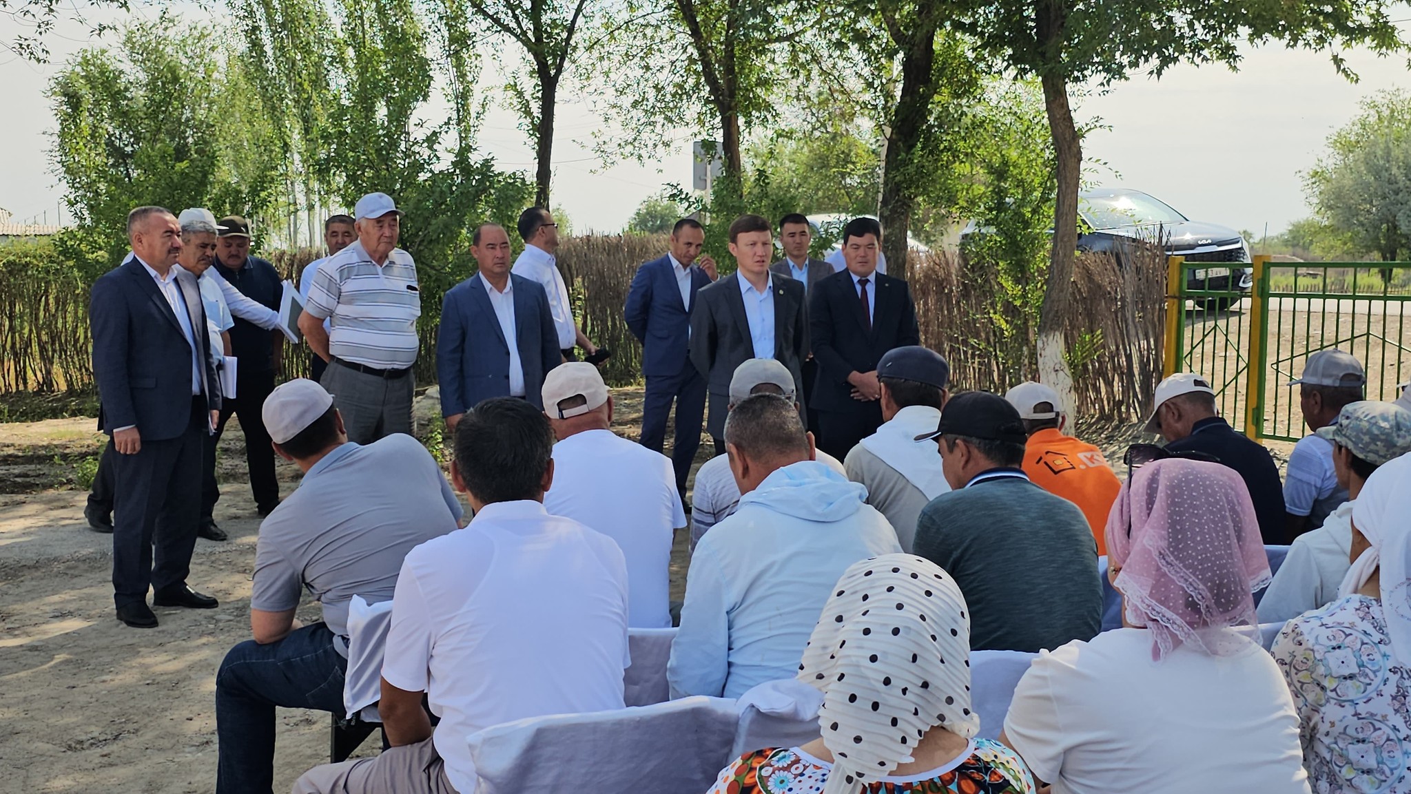 АУДАН ӘКІМІ ШАЛҒАЙДАҒЫ ЕЛДІ МЕКЕНДЕРДІ АРАЛАДЫ