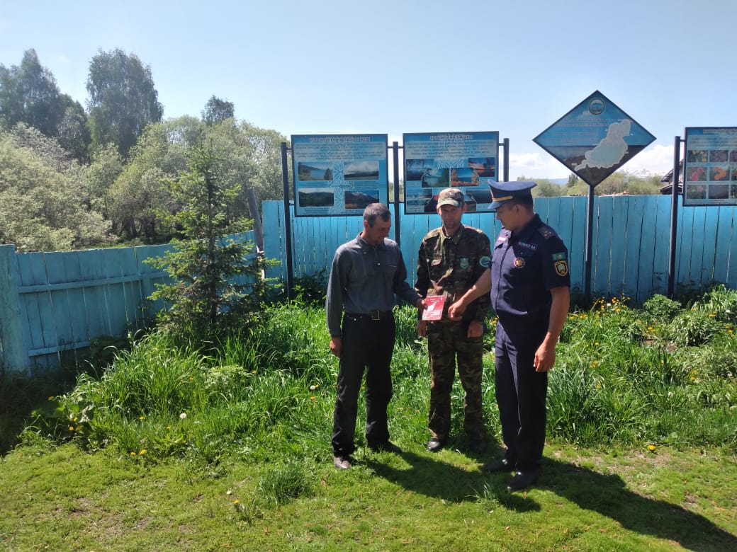 В лесостепных массивах проводятся патрулирования