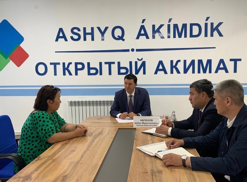 Аудан әкімінің азаматтарды қабылдауы өтті
