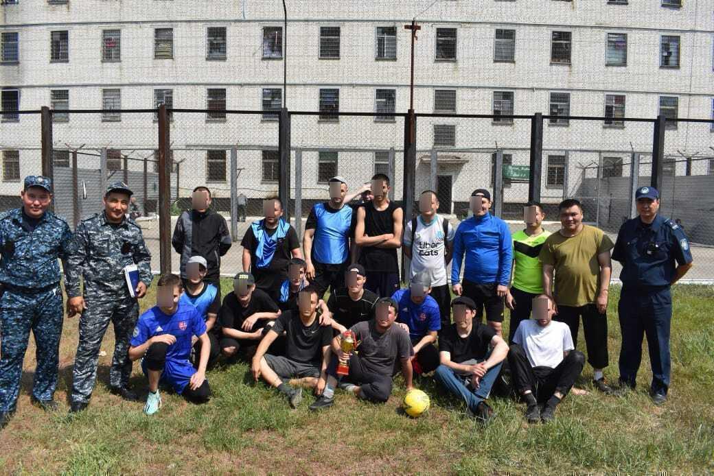№28 мекемесінде сотталғандар арасында мини-футболдан турнир өтті