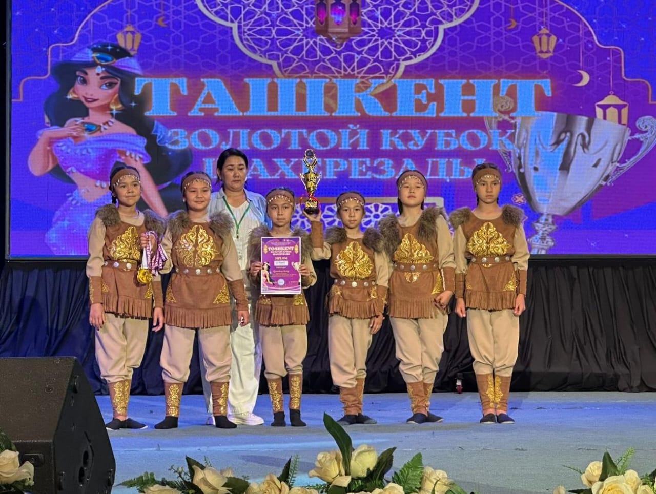 Мойынкумские юные таланты покорили Ташкент