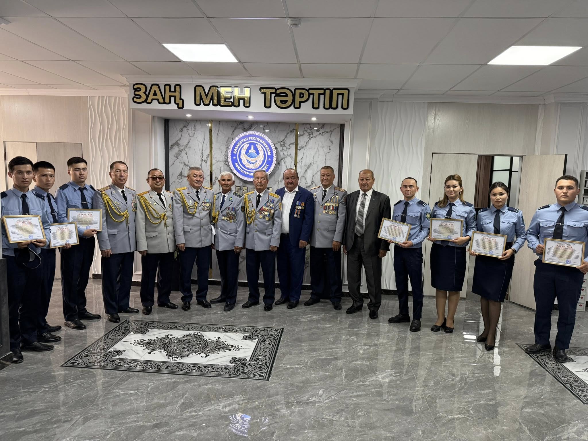 Түркістан облысында ІІО ардагерлері мен жас қызметкерлердің кездесуі өтті