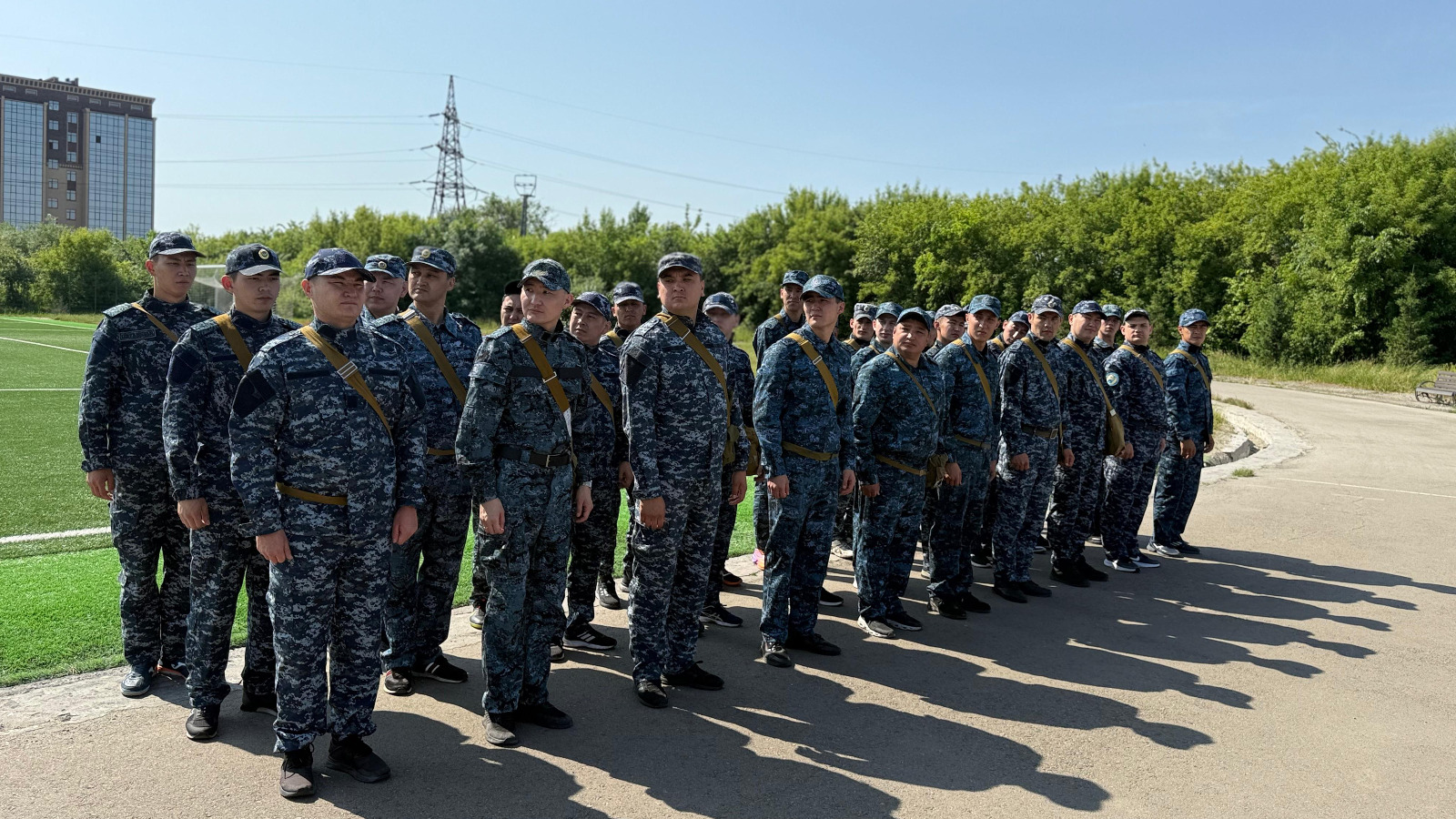 Полицейлер кәсіби мерекелері қарсаңында полиция эстафетасын өткізді