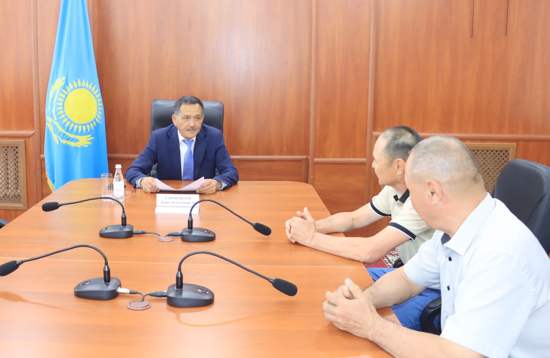Akim of the district held a personal reception