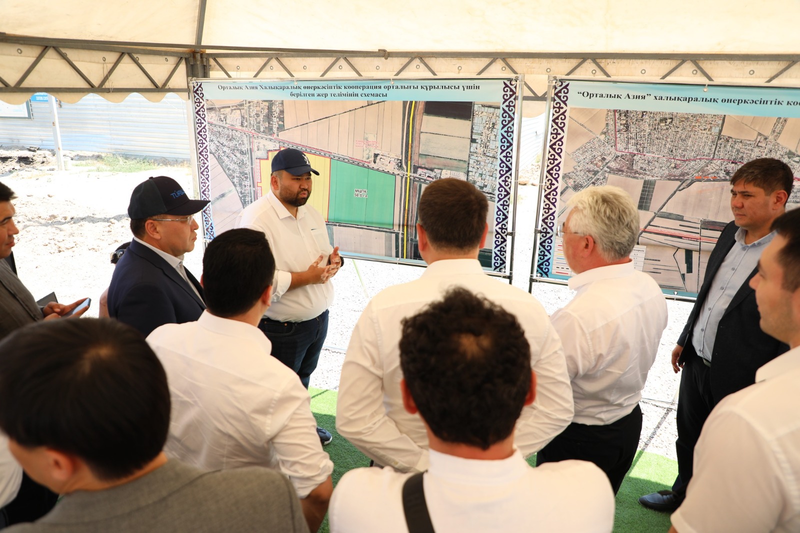 ТҮРКІСТАН: МАҚТААРАЛДА ХАЛЫҚАРАЛЫҚ ӨНДІРІСТІК КООПЕРАЦИЯ ОРТАЛЫҒЫН ҚҰРУ ЖҰМЫСЫ ЖАНДАНАДЫ