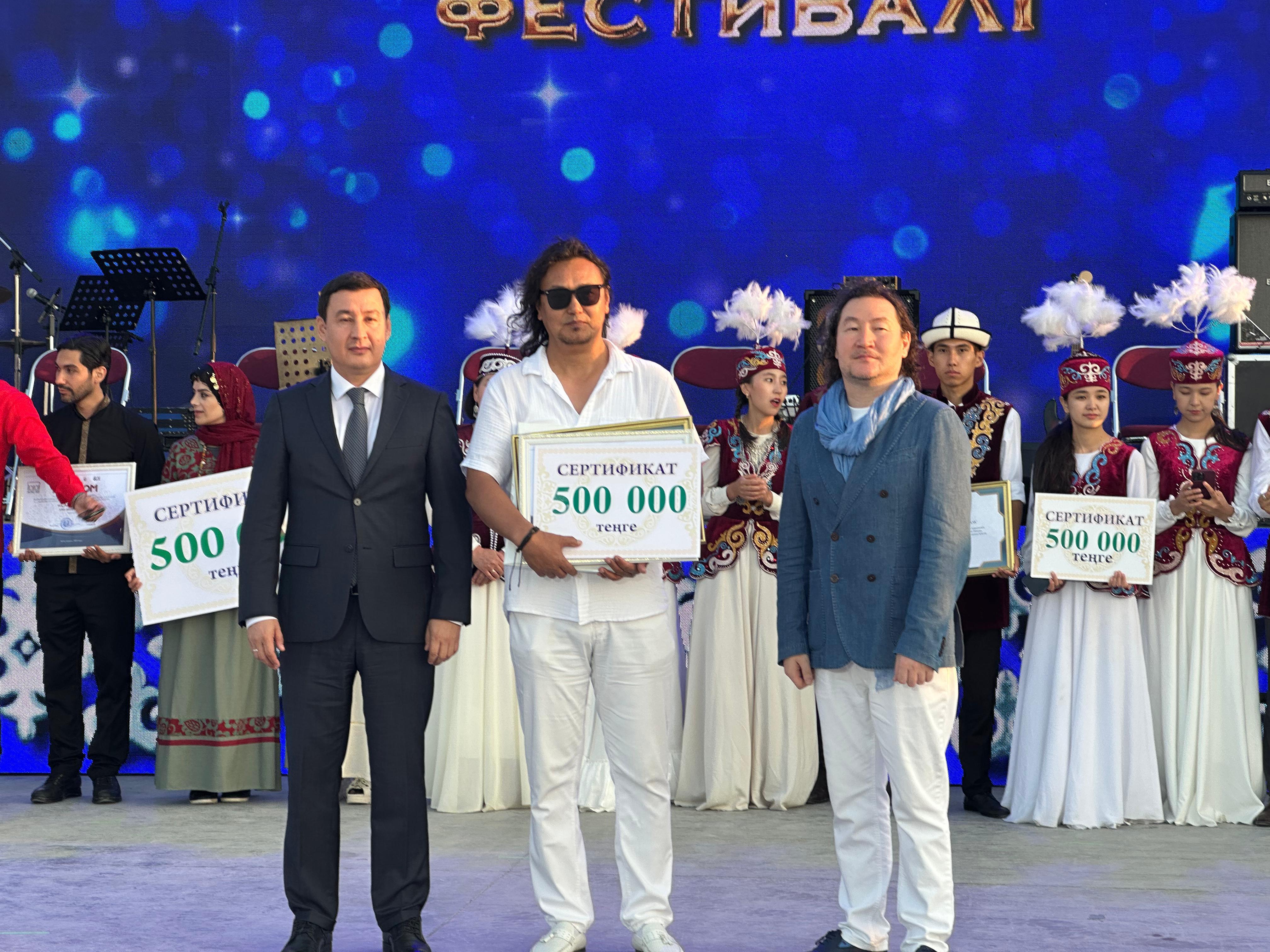 Ақтауда халықаралық ансамбльдер ашық аспан астында өнер көрсетті