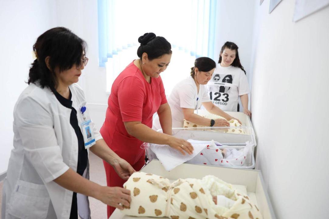 В Актобе родились тройняшки