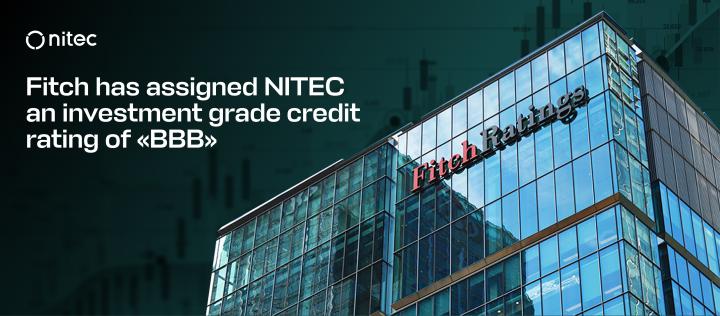 Fitch has assigned NITEC an investment grade credit rating of «BBB»