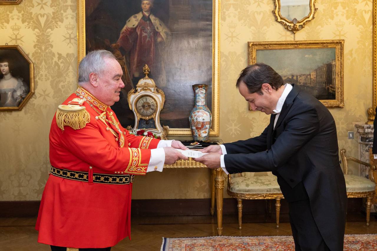 Ambassador of Kazakhstan Presented the Credential Letters to Grand Master of the Sovereign Order of Malta