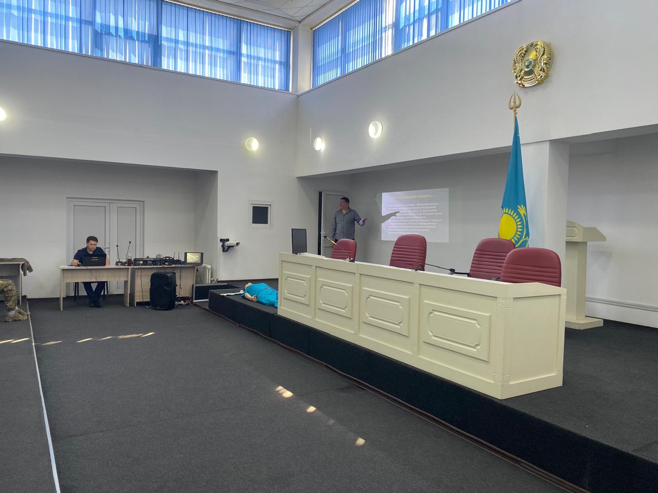 Завершён тренинг по оказанию доврачебной помощи для пожарных-спасателей.