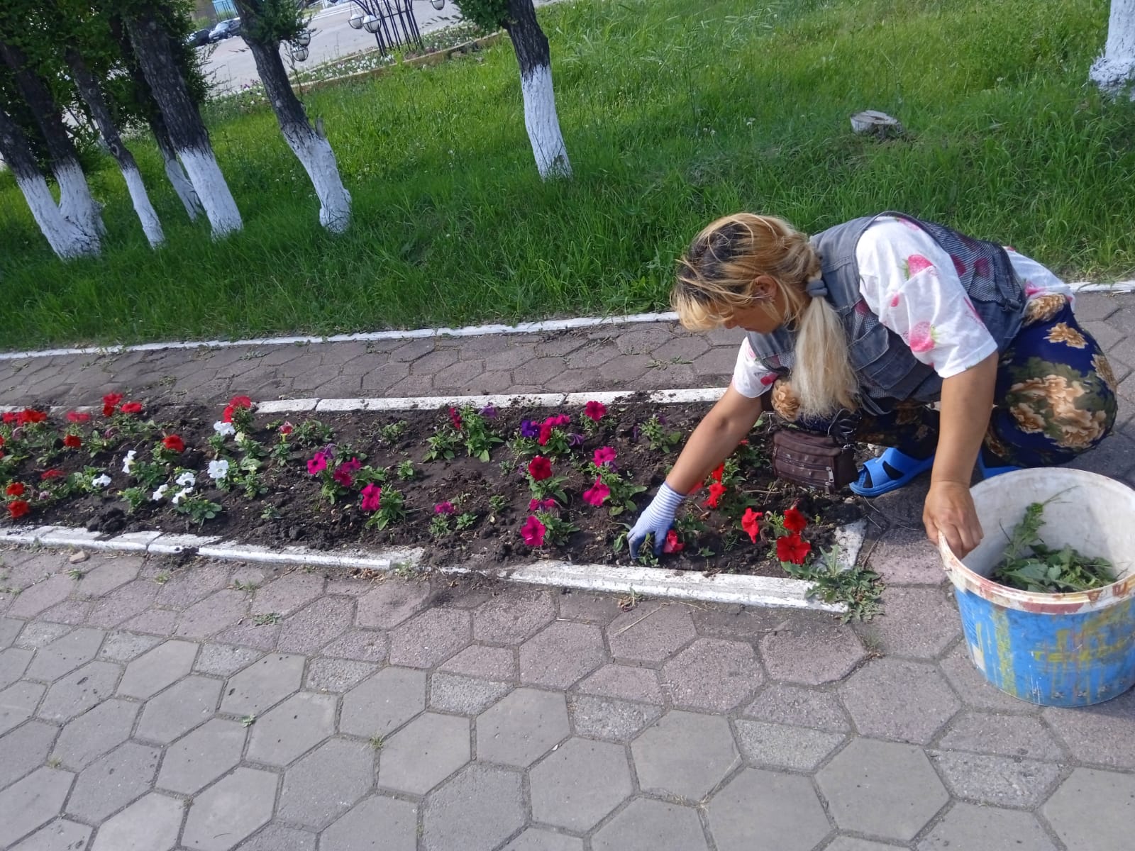 Ұзынкөл ауылында абаттандыру жұмыстары жүргізілуде