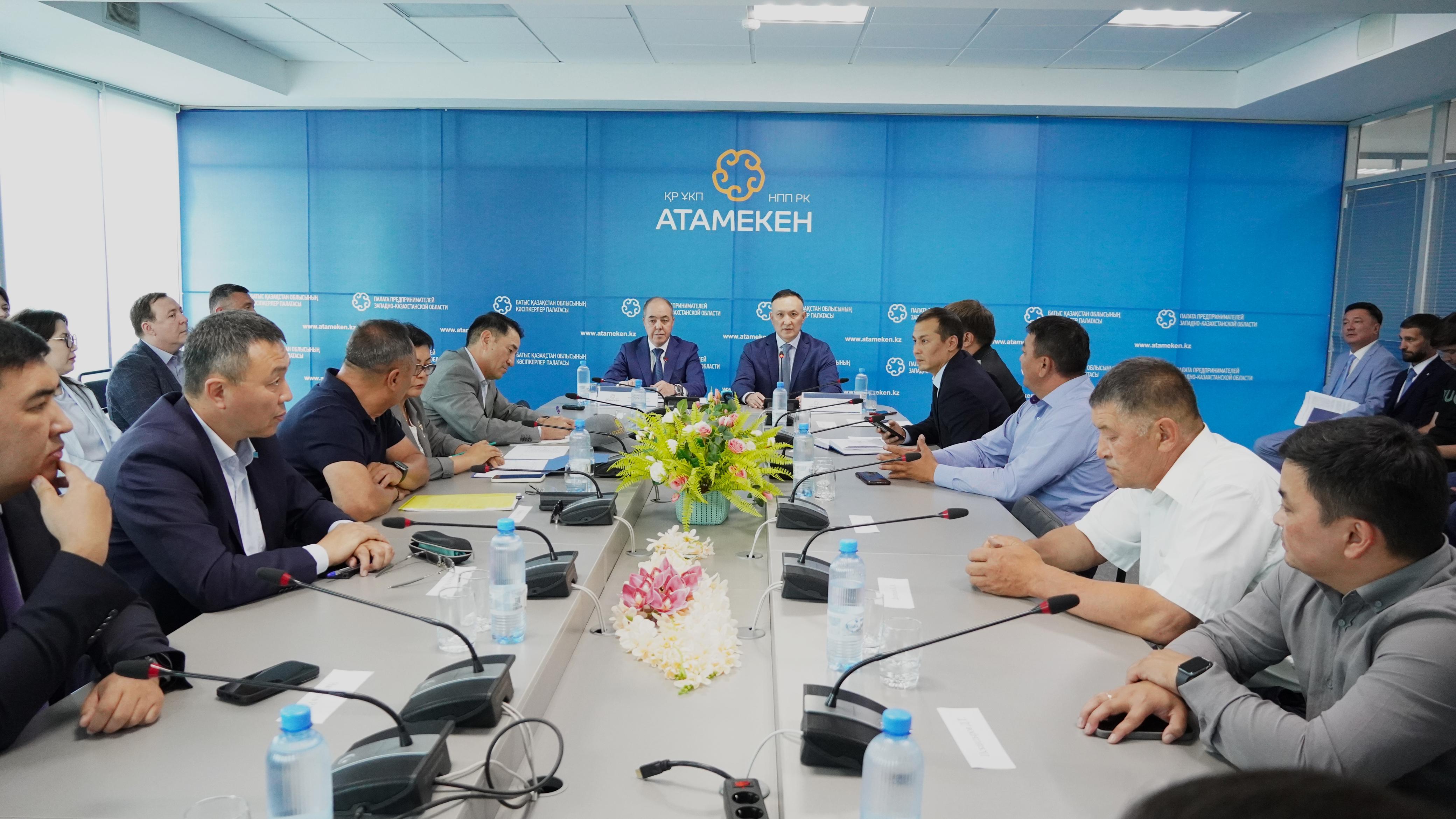 Аким ЗКО провёл встречу с предпринимателями области