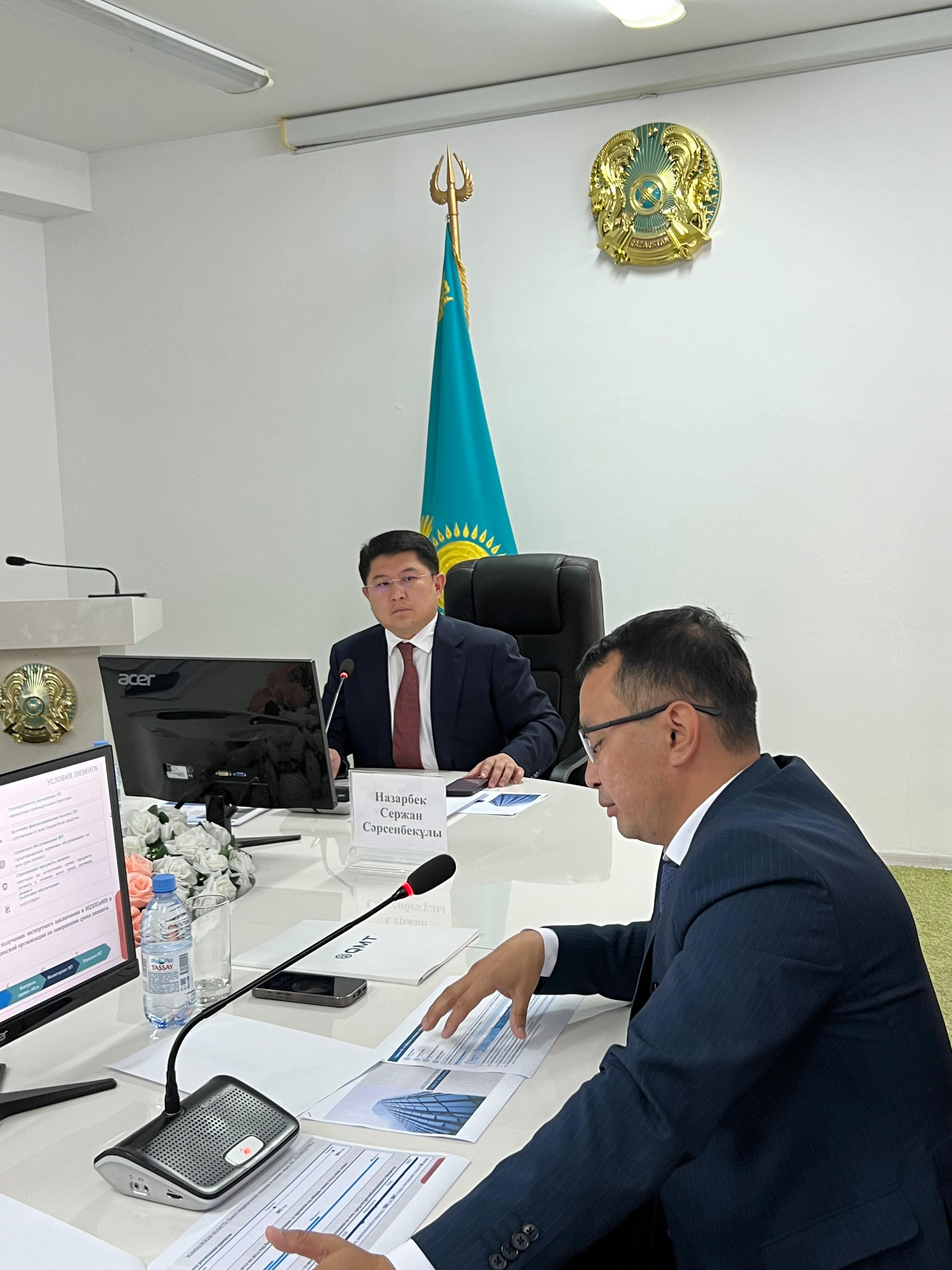 Жамбыл облысында медициналық техниканы лизинг арқылы сатып алу мәселесі талқыланды