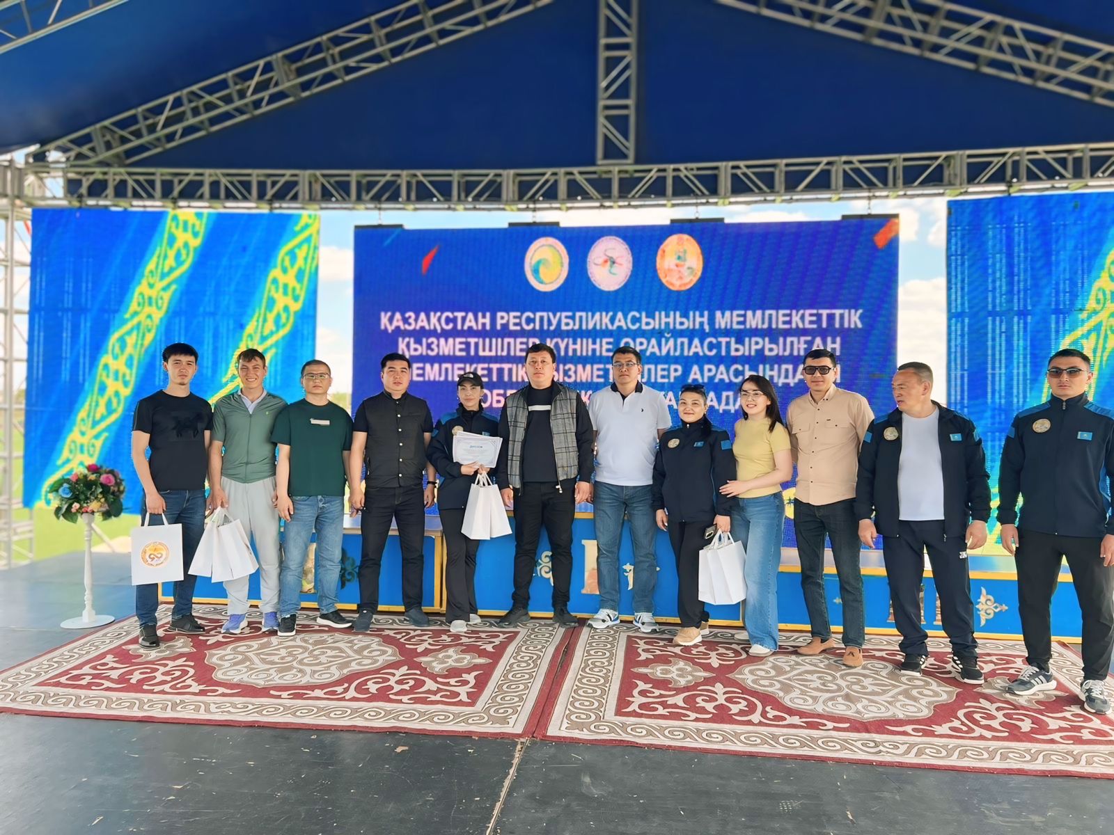 Мемлекеттік қызметшілер арасында өткізілген спартакиада