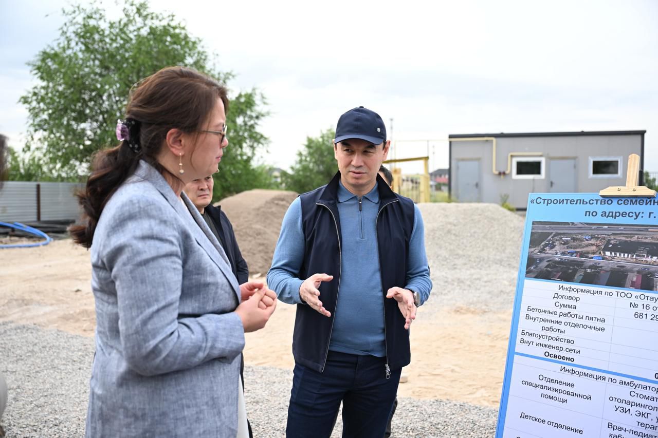 Дархан Сатыбалды Саялы шағын ауданындағы амбулатория құрылысын жеделдетуді тапсырды