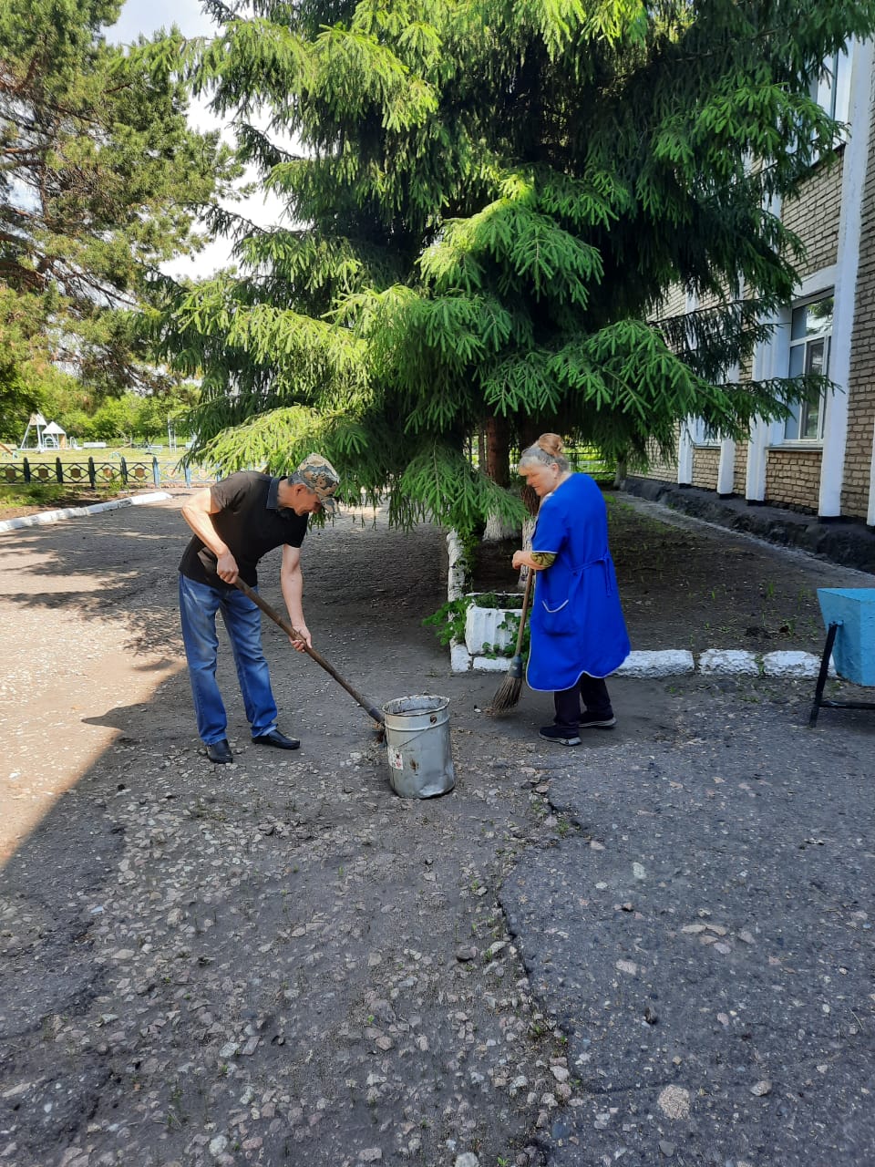 Ауылдық округте «Таза Қазақстан» акциясы аясында сенбілік өтті