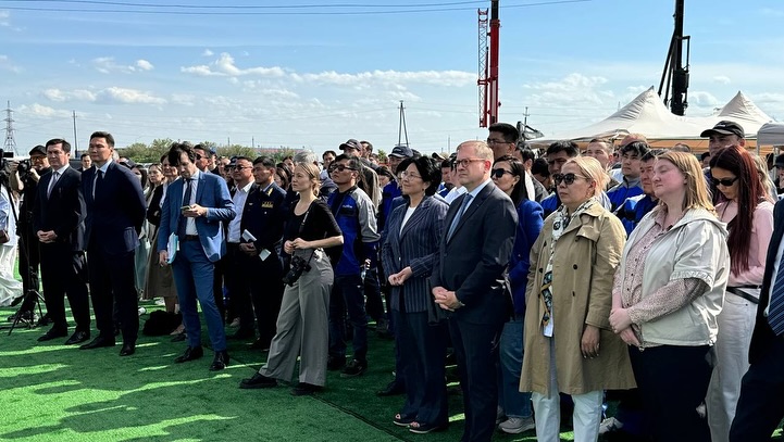 В столице состоялась торжественная церемония закладки первого камня в основание нового сервисного центра международной компании Alstom