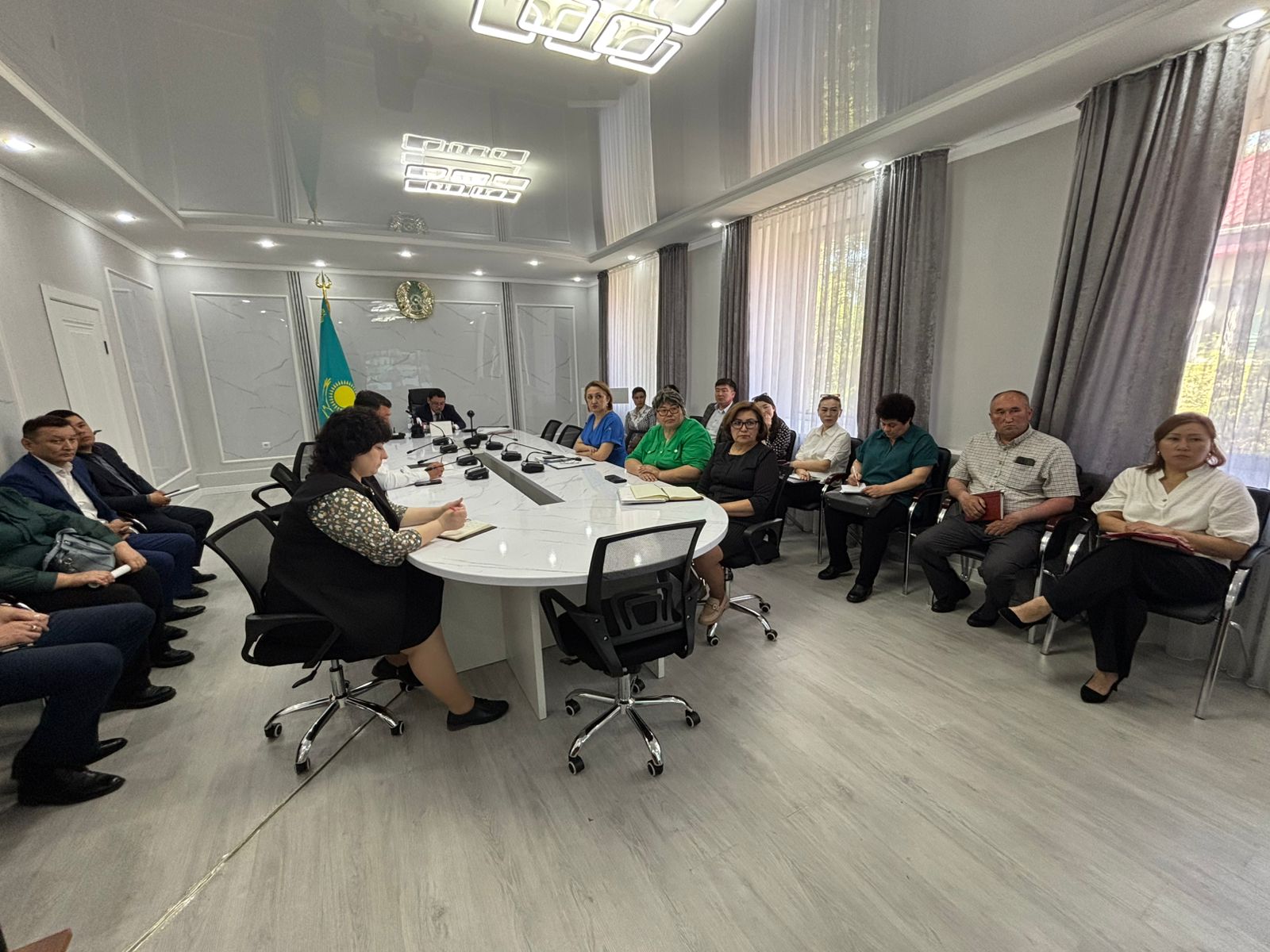 2025 жылғы 30 мамырда Ғабит Мүсірепов атындағы аудан әкімі Р.А. Анбаев жұмыс кеңесін өткізді