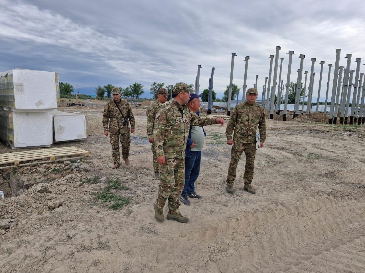 Алматы облысында өрт сөндіру депосының құрылысы тексерілді