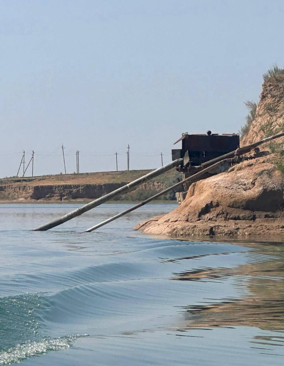 24 незаконные насосные установки для забора воды обнаружены в Туркестанской области