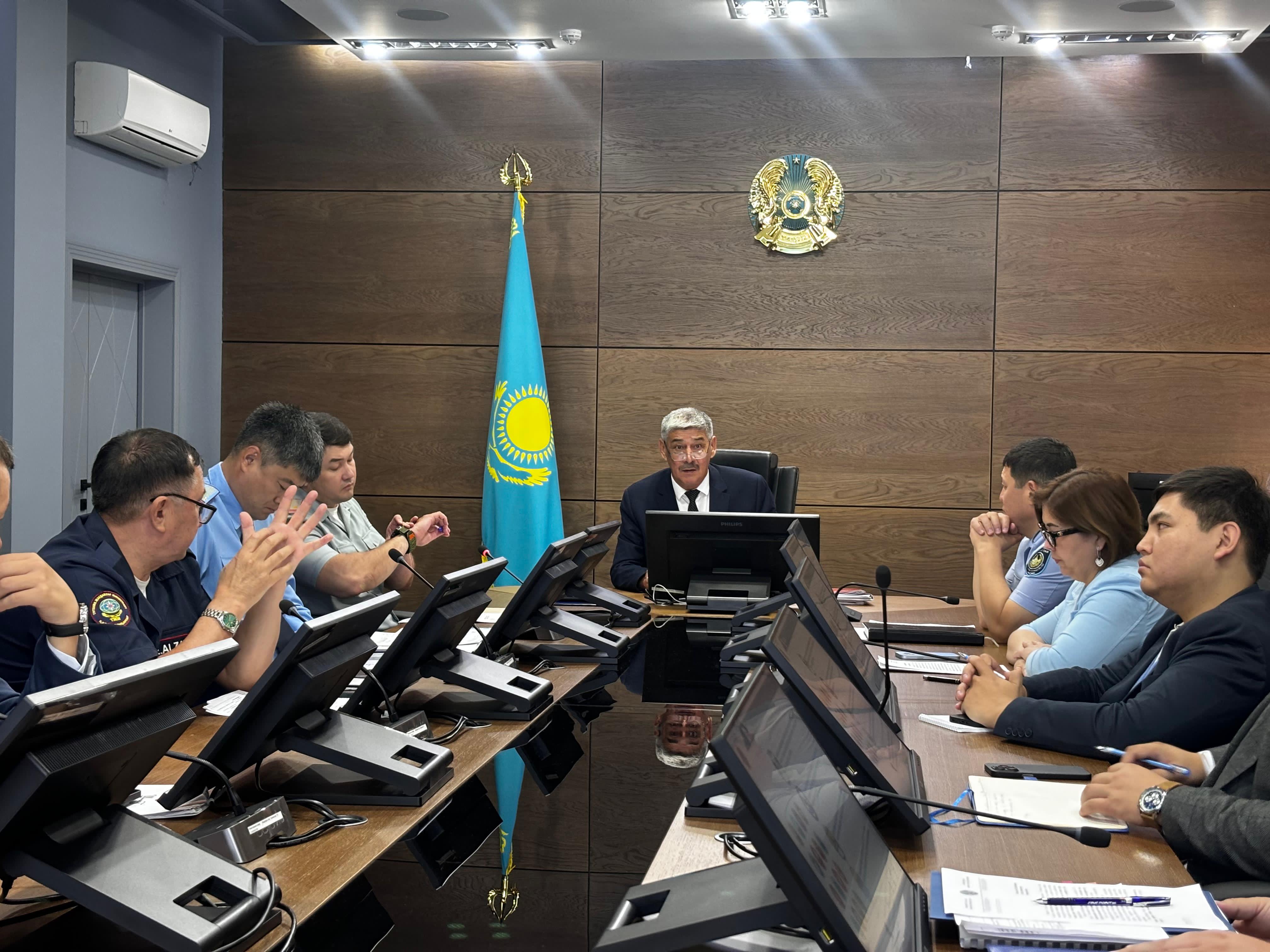 2025 жылдың 28 мамырында Шымкент қаласы әкімдігінде төтенше жағдайлардың алдын алу және оларды жою жөніндегі жоспарлы комиссия отырысы өтті.