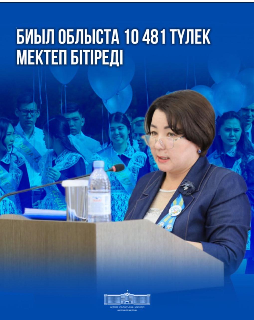 Биыл облыста 10 481 түлек мектеп бітіреді
