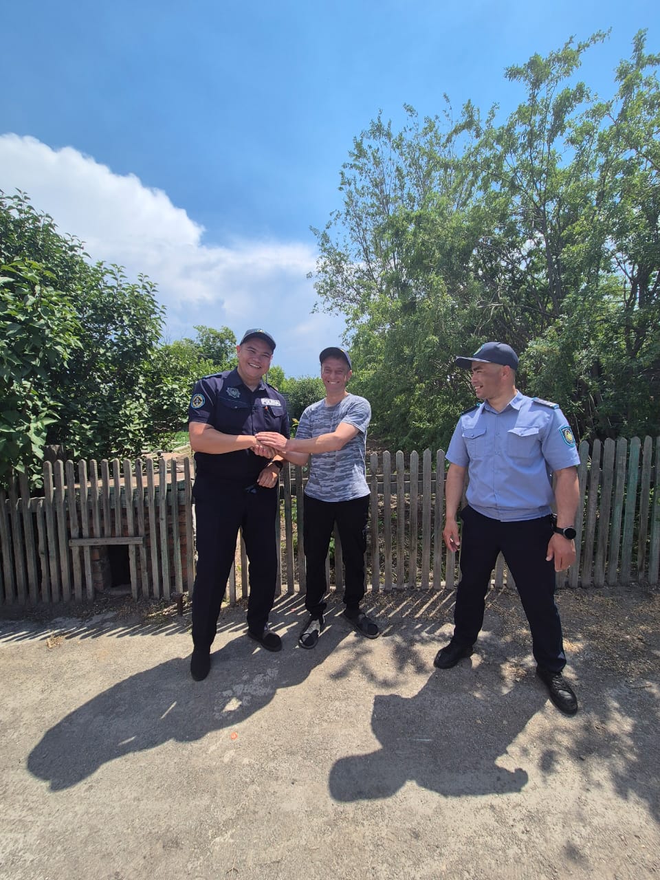 Тыныштық қорғаушылары: Учаскелік полицейлерге өртті сөндірудегі жедел көмегі үшін алғыс айтылды