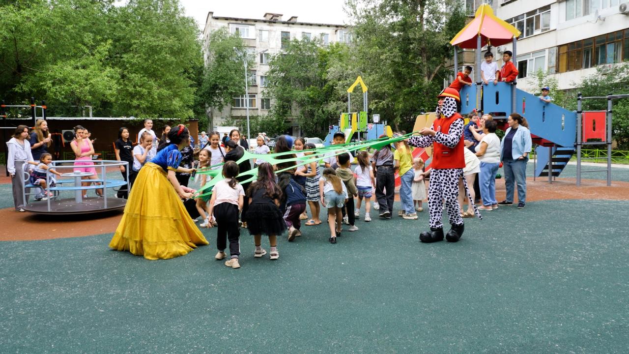 Астананың Сарыарқа ауданында 16 аула күрделі жөндеуден кейін ашылды