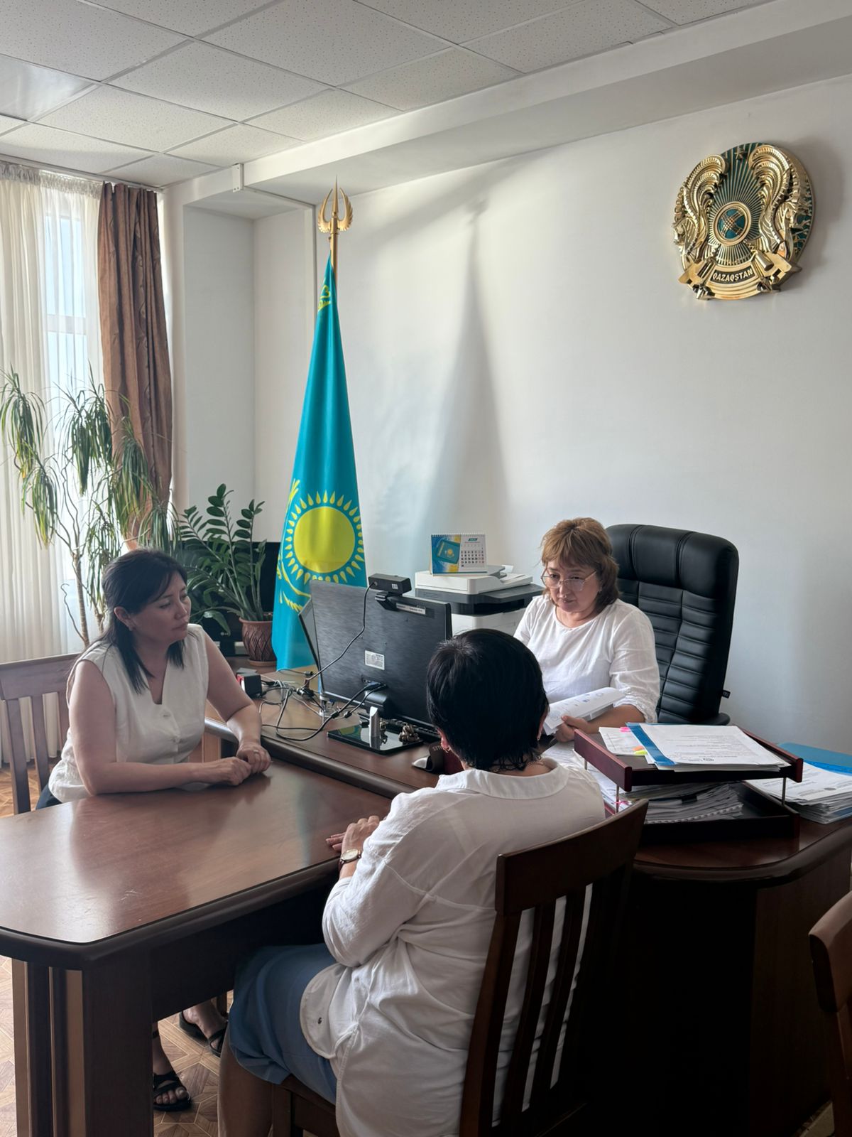 Департамент басшысы жеке мәселелер бойынша қабылдау өткізді
