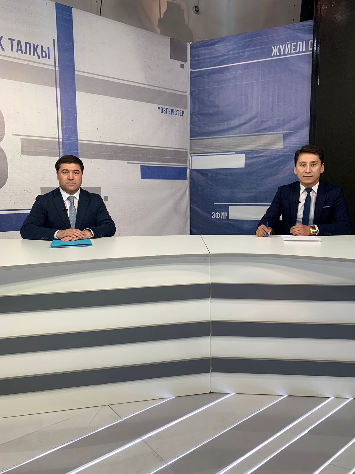 «Jambyl» телеарнасының «Түйін сөз» телебағдарламасының тікелей эфирінде сөз сөйлеу