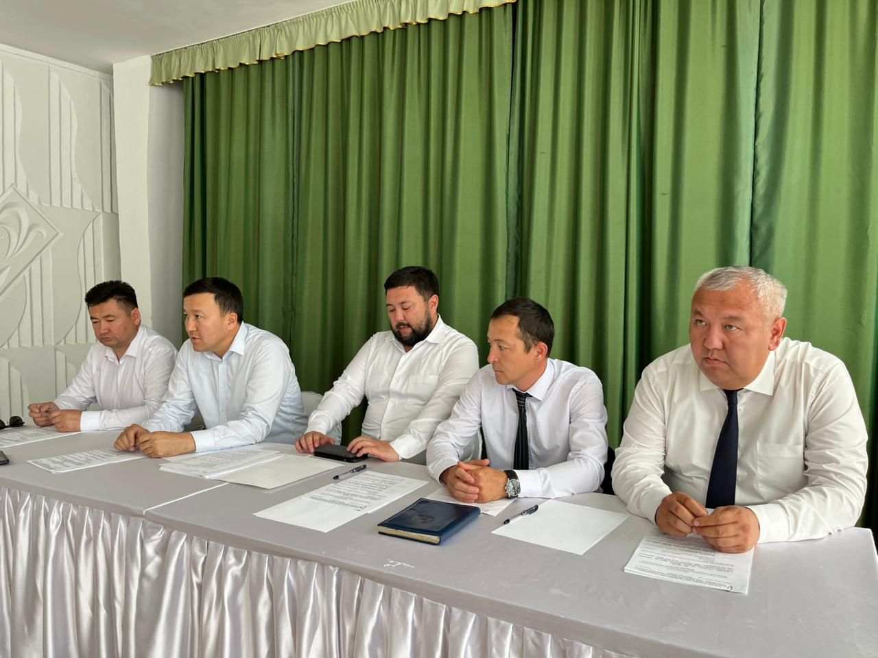 Ақши ауылында су ресурстарын басқару мәселелері бойынша кездесу өтті