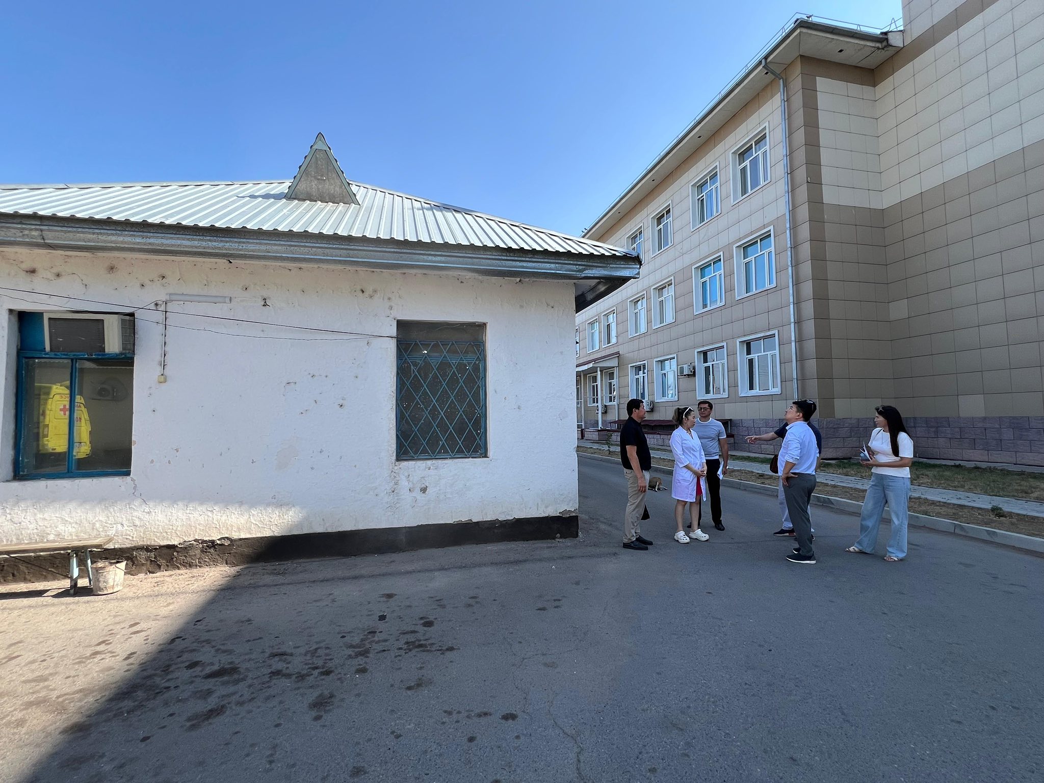 Басқарма басшысы Меркі аудандық мәйітхана жұмысымен танысты