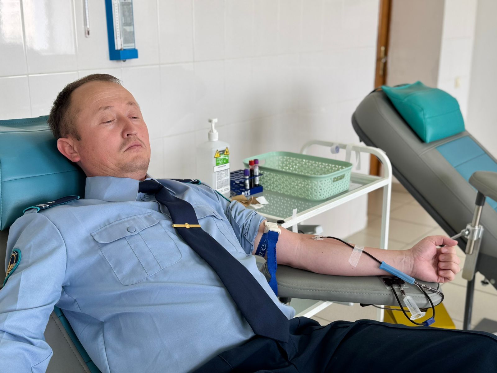 Маңғыстау облысы бойынша ҚАЖ департаментінің қызметкерлері Донор күніне арналған акцияға қатысты
