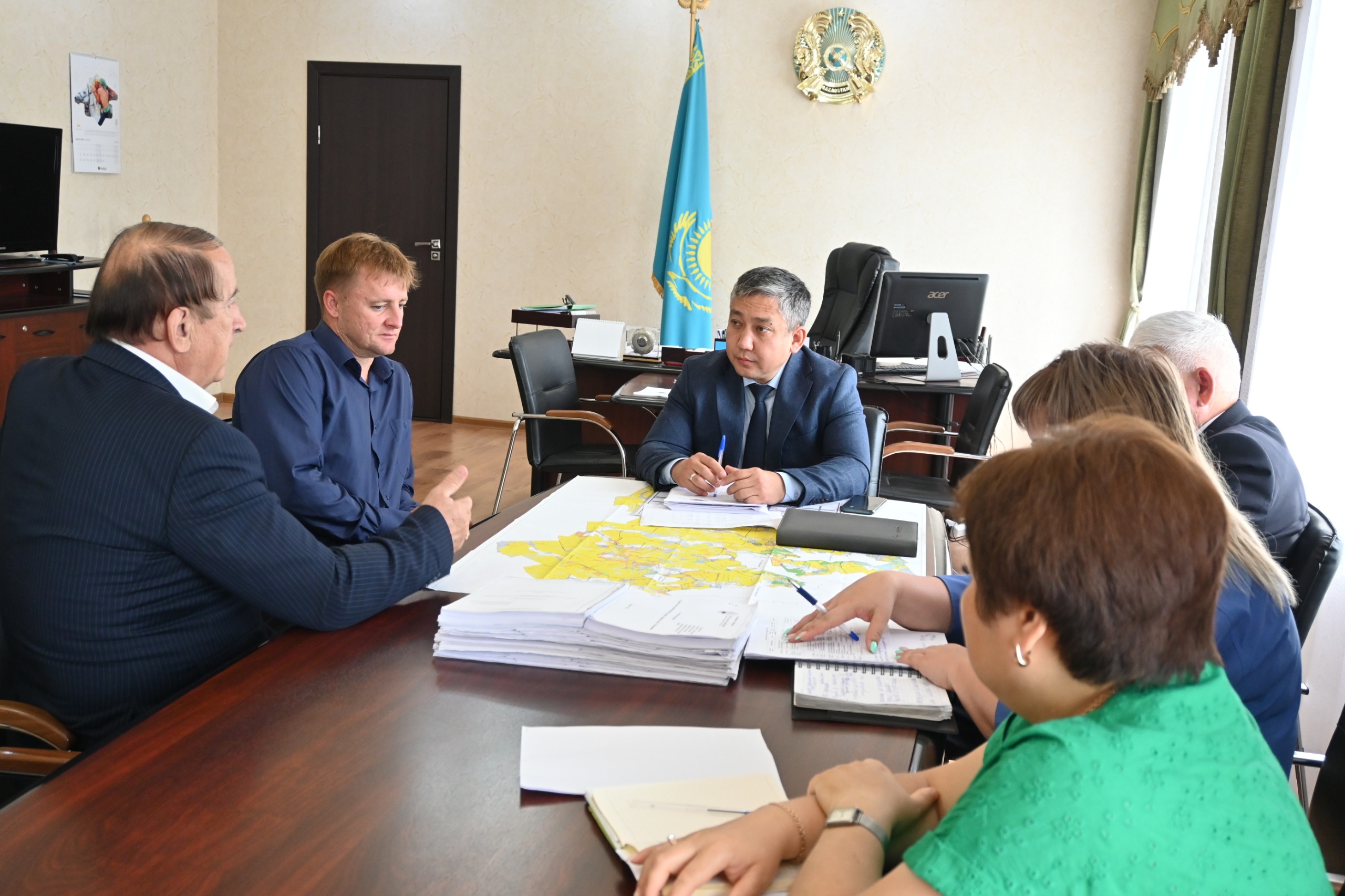 Сандықтау ауданының әкімі аграршылармен инвестициялық жобаларды іске асыруды талқылады