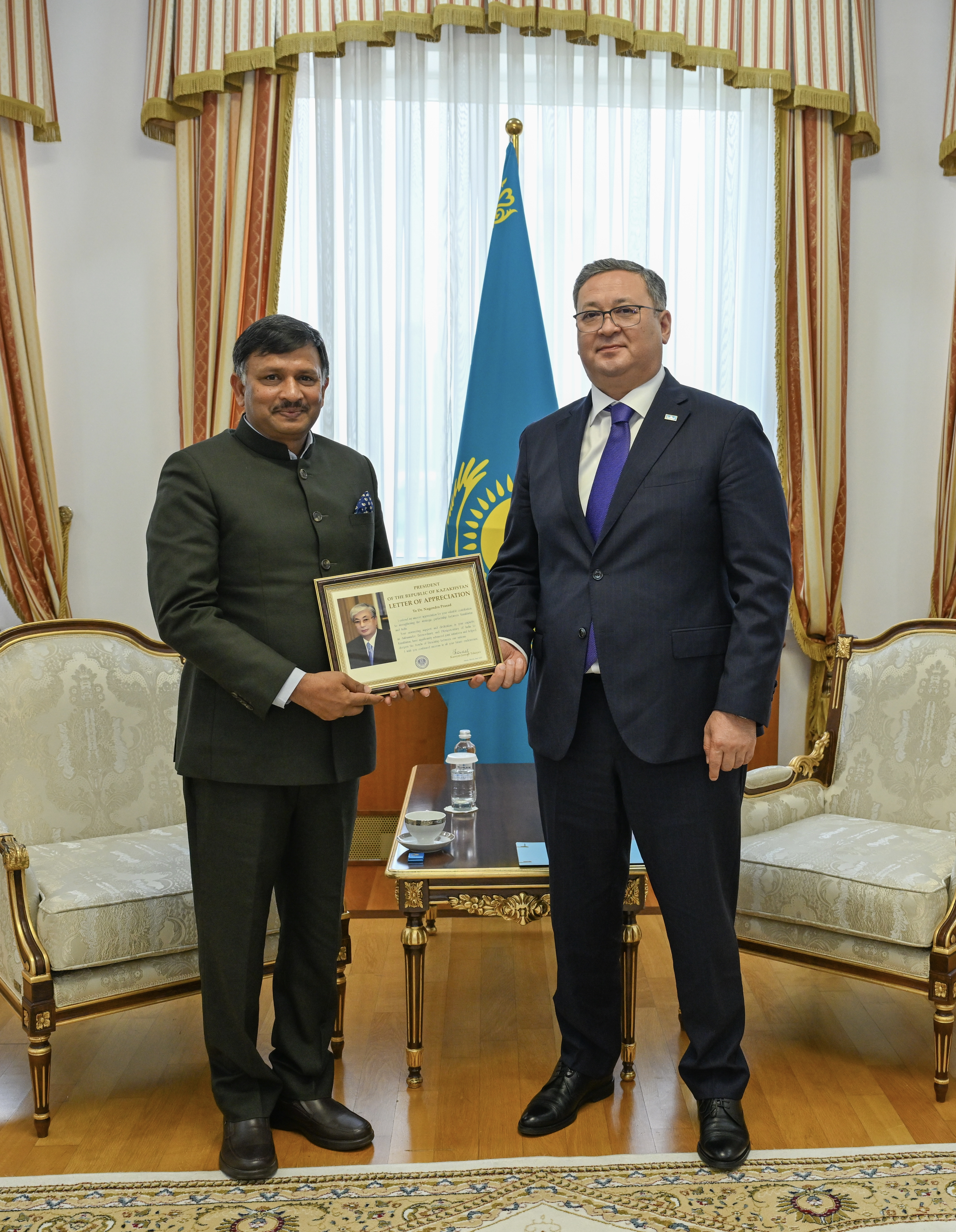 Kazakhstan’s Foreign Minister Received the Ambassador of India
