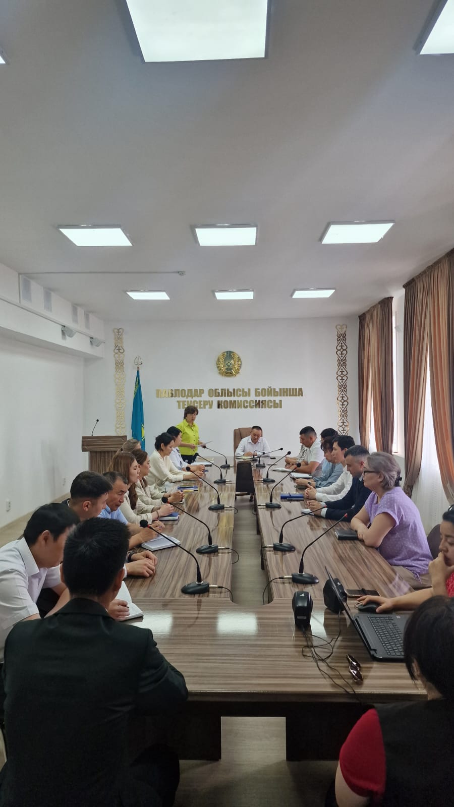 🔹2025 жылғы 23 маусымда Павлодар облысы бойынша Тексеру комиссиясында Қазақстан Республикасы Мемлекеттік қызмет күніне арналған салтанатты іс-шара өтті.