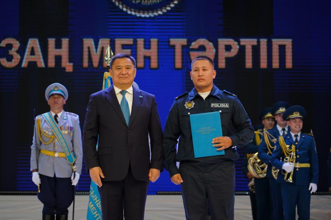Ақмола облысында үздік полиция қызметкерлері марапатталды