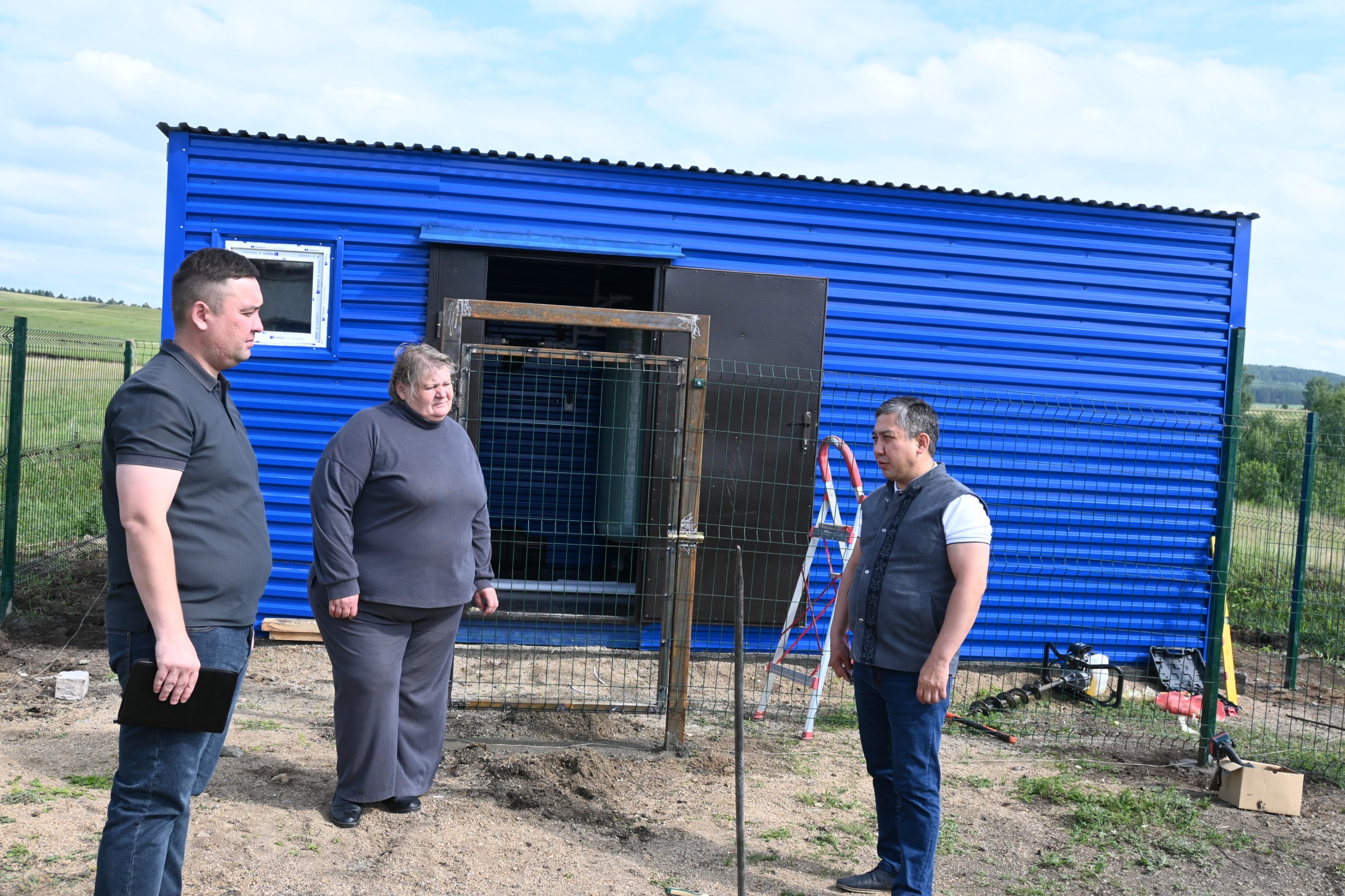 Әкімнің жұмыс сапары ауылдық елді мекендерде сумен жабдықтауды дамыту
