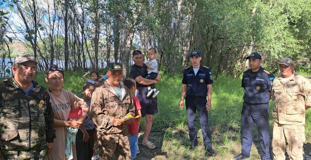 ОЧС Курчумского района усиливают профилактику против лесных пожаров