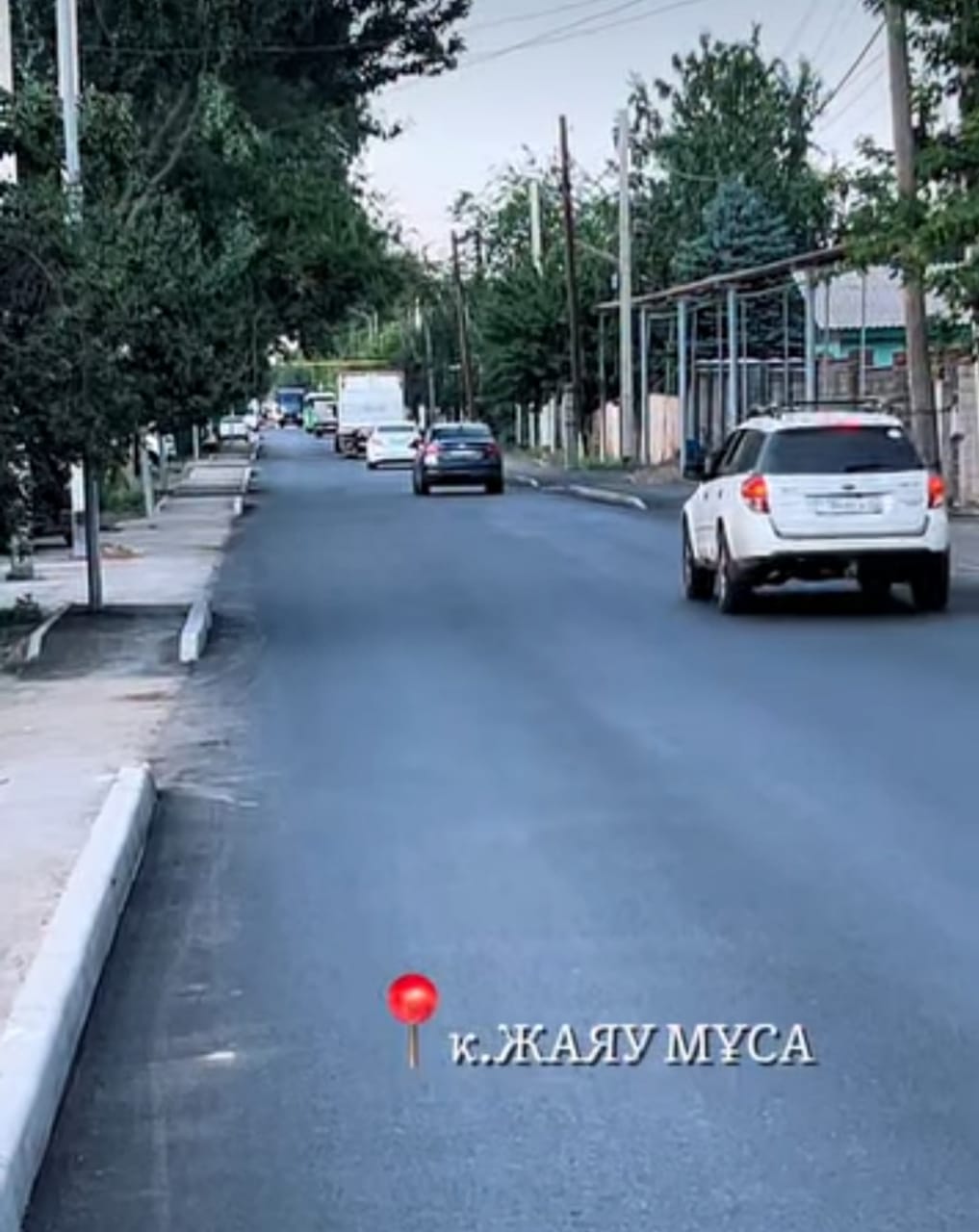Жаяу Мұса көшесіндегі орташа жөндеу жұмыстары