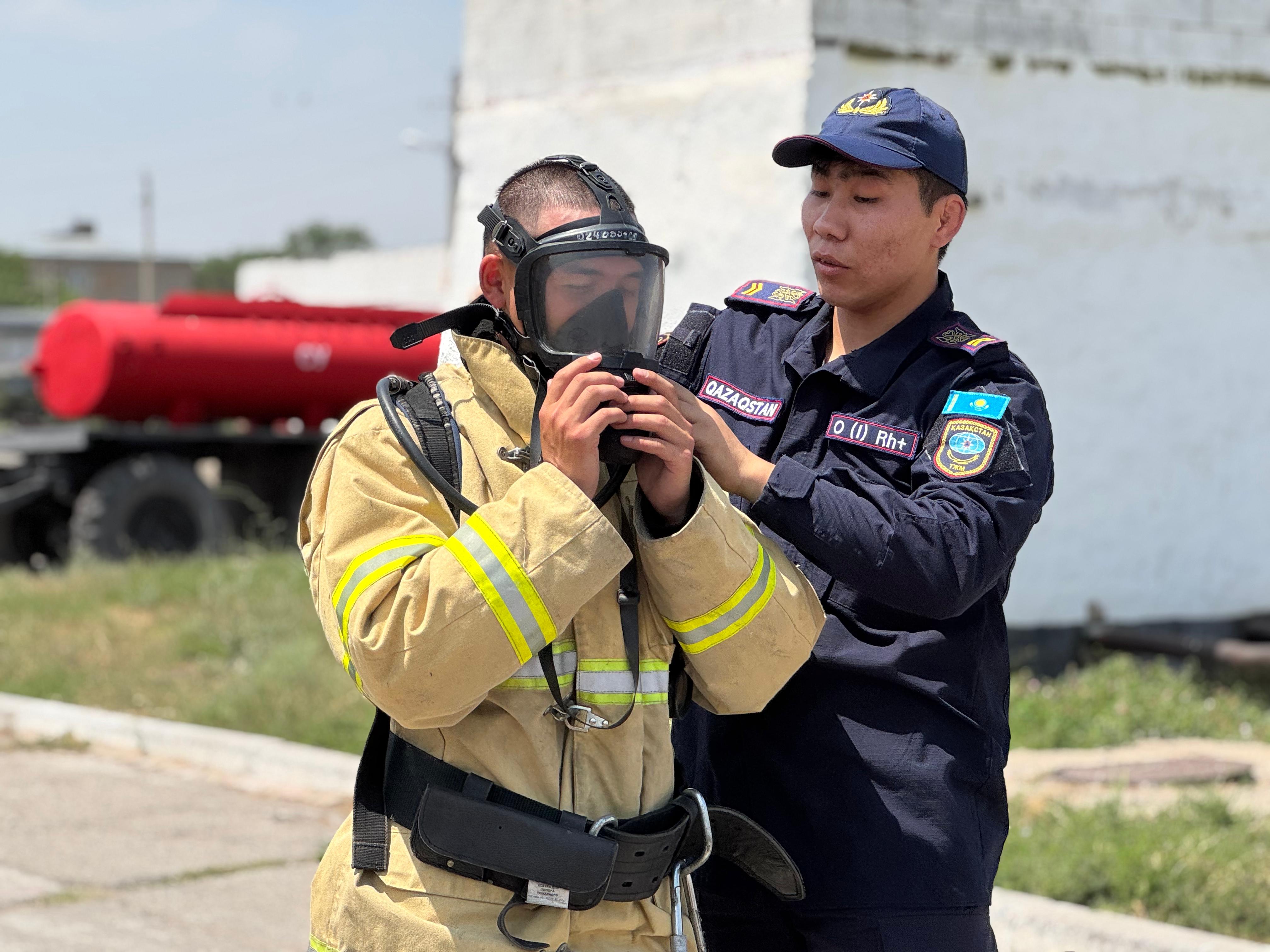 №78460 әскери бөлімінің мерзімді қызметтегі сарбаздарымен «Өрт қауіпсіздігі» тақырыбында өткізілген профилактикалық іс-шара