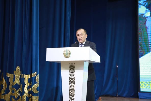 САРЫАҒАШ: ҚАЗАҚСТАН ПОЛИЦИЯСЫ КҮНІНЕ АРНАЛҒАН САЛТАНАТТЫ ШАРА ӨТТІ