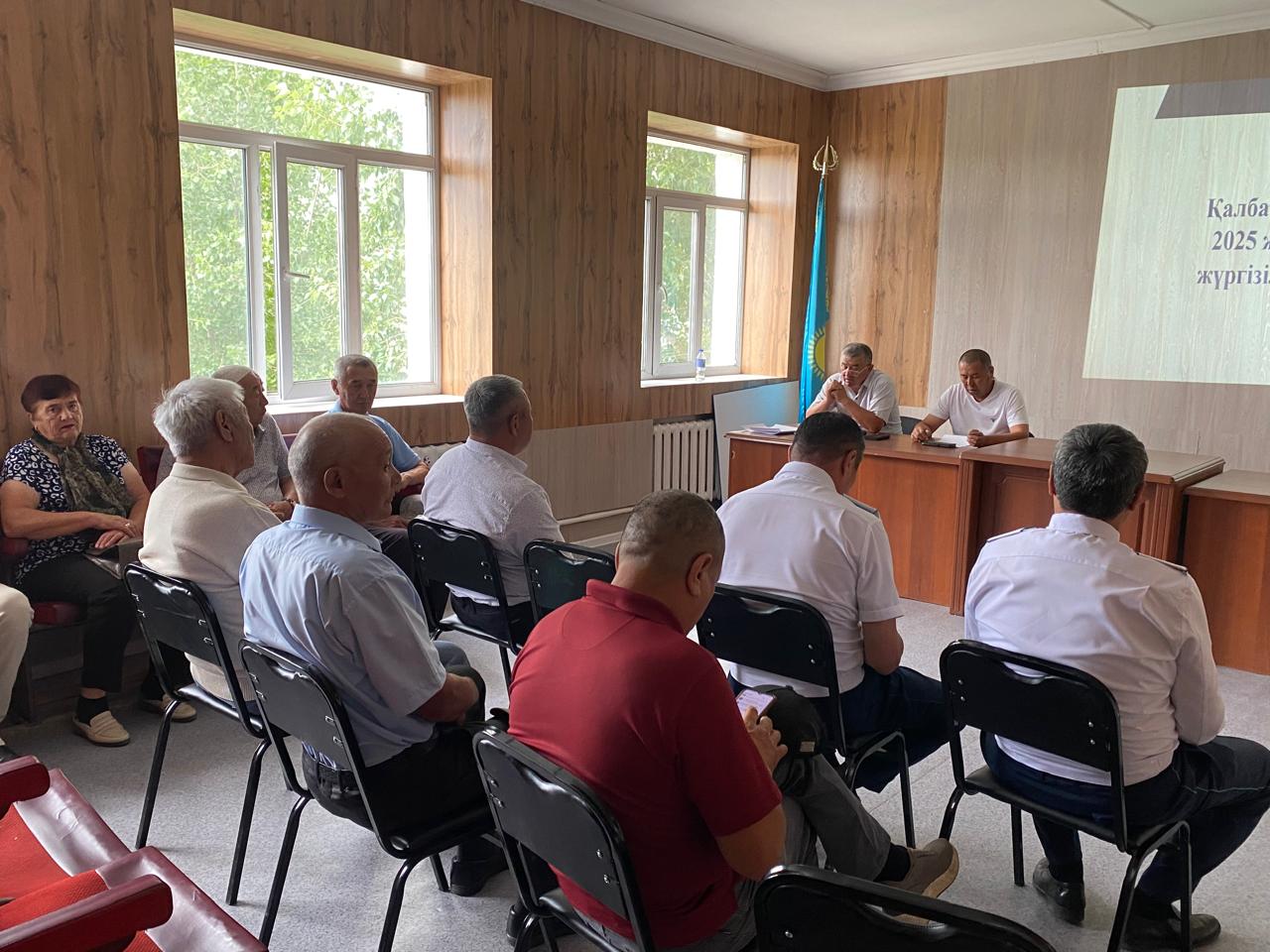 Қалбатау ауылдық округінің жергілікті қоғамдық кеңес отырысы