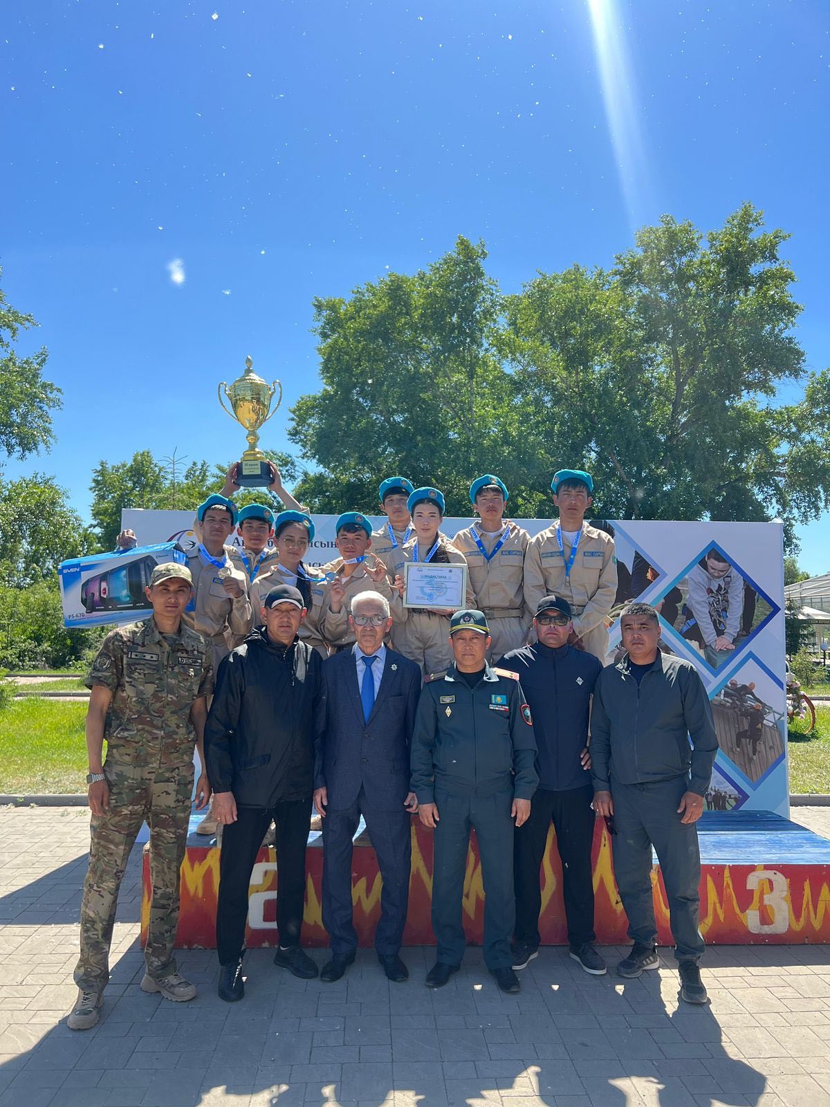 “Жас құтқарушы” облыстық слетінен аудан командасы 2-орынды иеленді