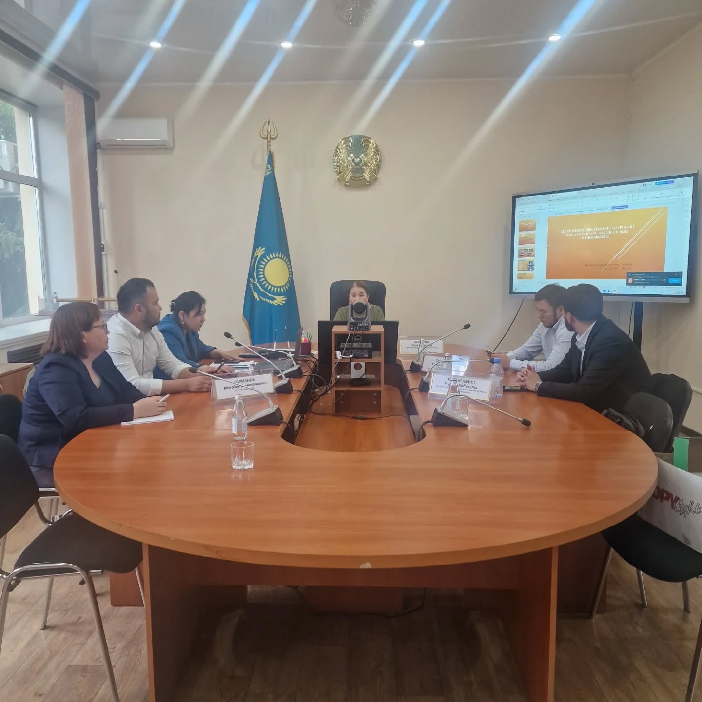 Қызылжар ауданында профилактикалық әңгіме өтті