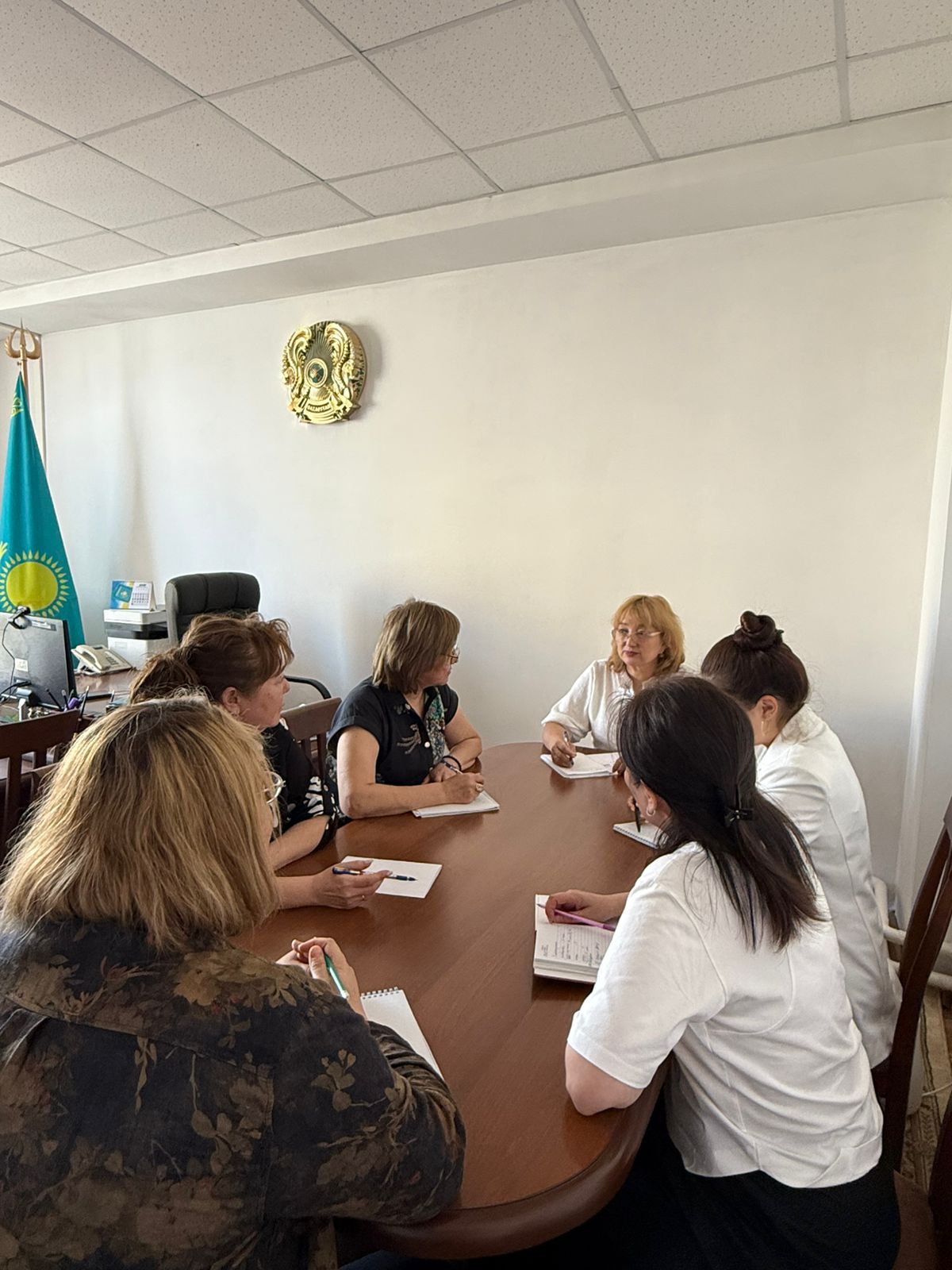 Департамент қызметкерлерімен негізгі қызмет мәселелері бойынша кеңес өткізілді